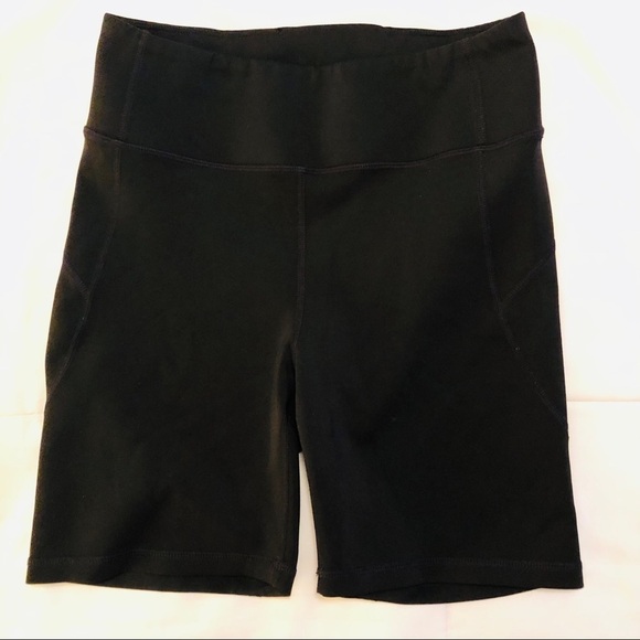 Revolve Athletic Bike Shorts by Lovewave Black M High Rise longline - Picture 2 of 12